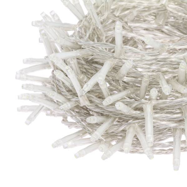 Lotti - Guirlande lumineuse blanc froid 53M 750 mini LED 8 effets câble transparent Lotti - Image 9