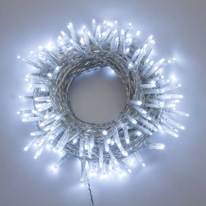 Lotti - Guirlande lumineuse blanc froid 53M 750 mini LED 8 effets câble transparent Lotti - Image 1