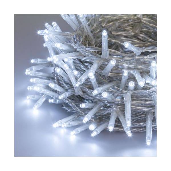 Lotti - Guirlande lumineuse blanc froid 53M 750 mini LED 8 effets câble transparent Lotti - Image 2