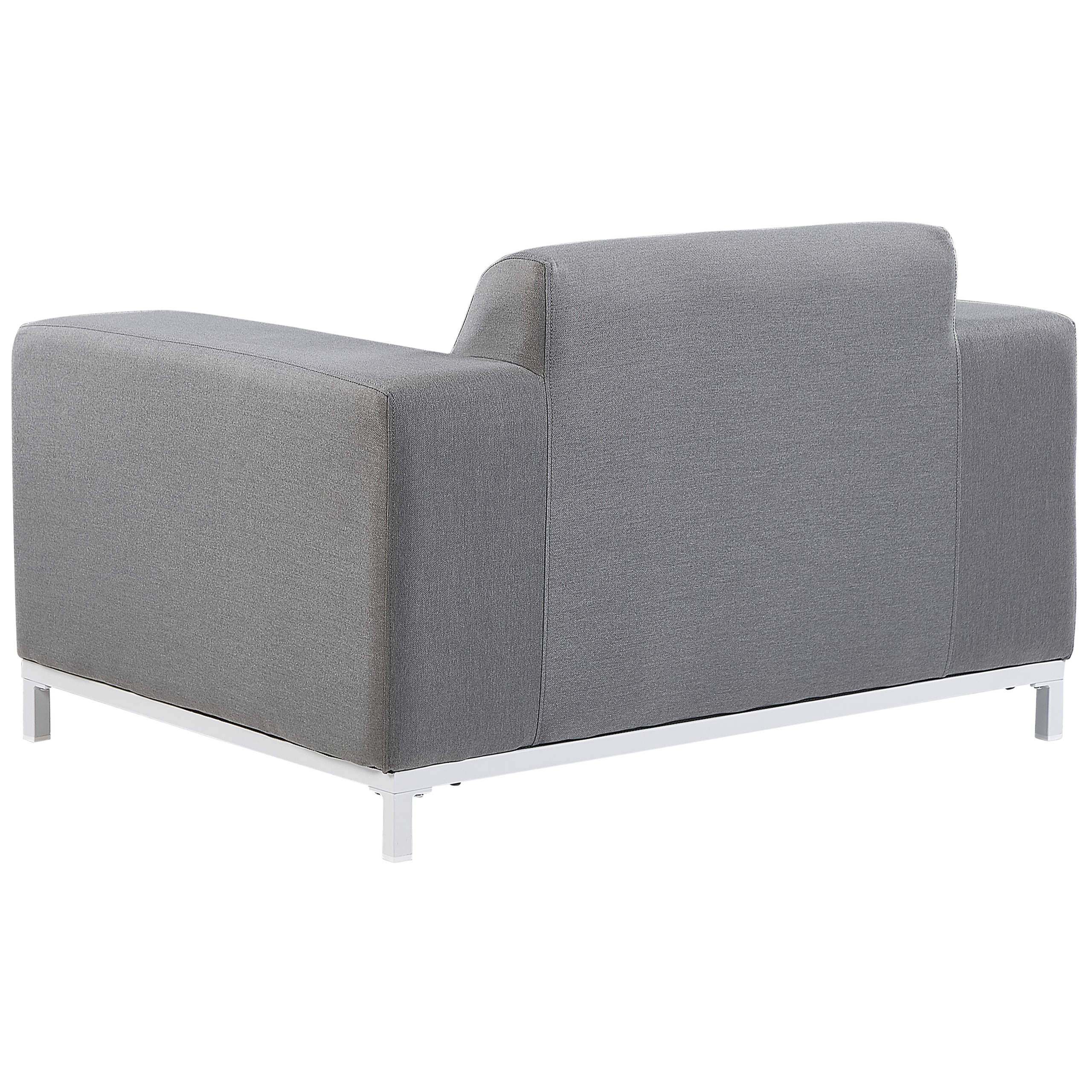 Fauteuil Tissu Gris ROVIGO - Beliani - Image 5