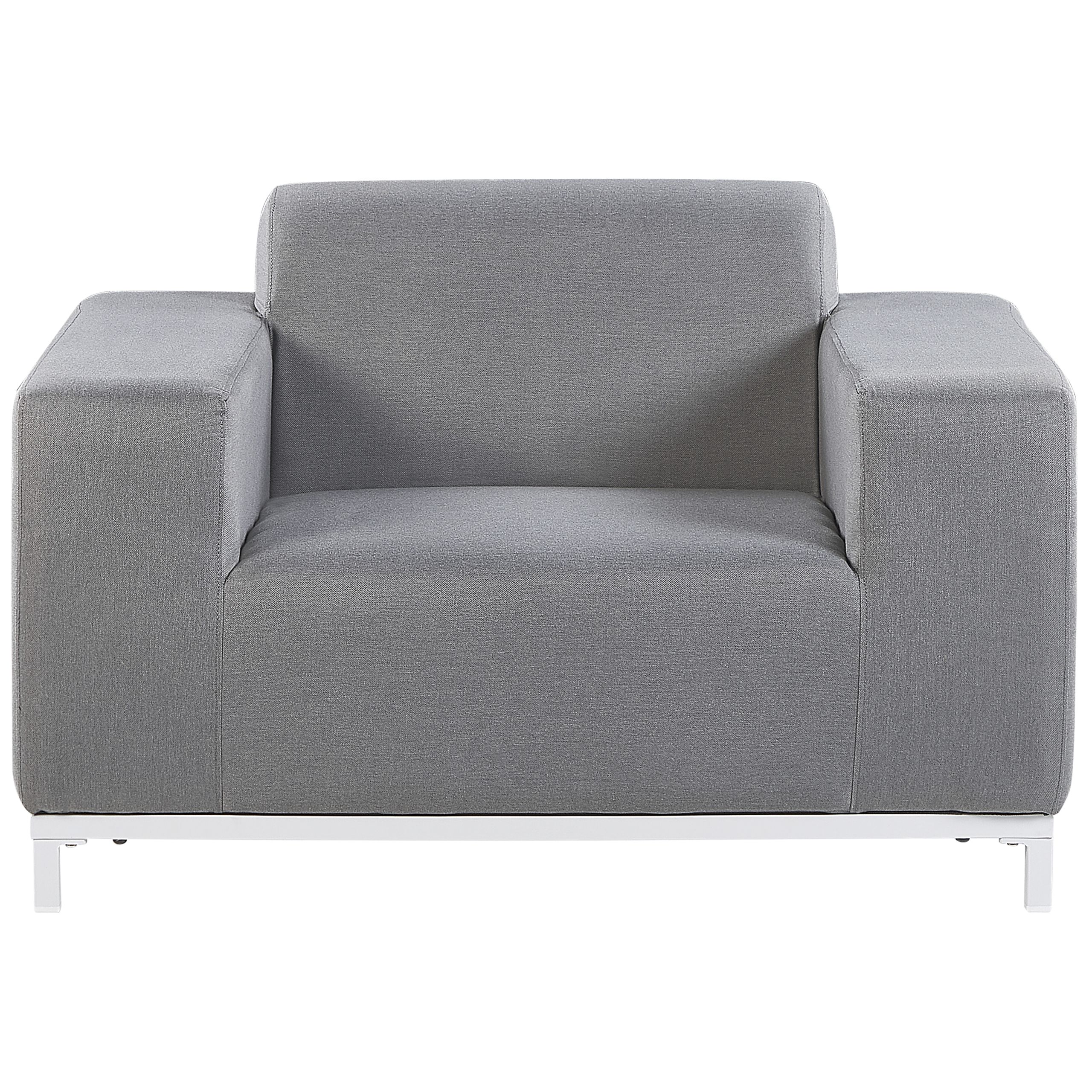 Fauteuil Tissu Gris ROVIGO - Beliani - Image 3