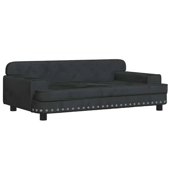 PANGIVO - Lit pour chien velours noir 90 x 53 x 30 cm - PANGIVO - Image 2