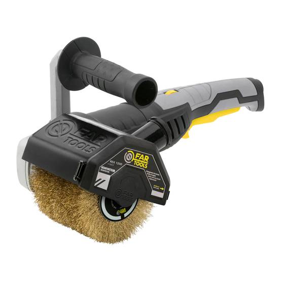 Renovateur extérieur 1300W brosse laitonnée Ø120mm FARTOOLS - Image 1
