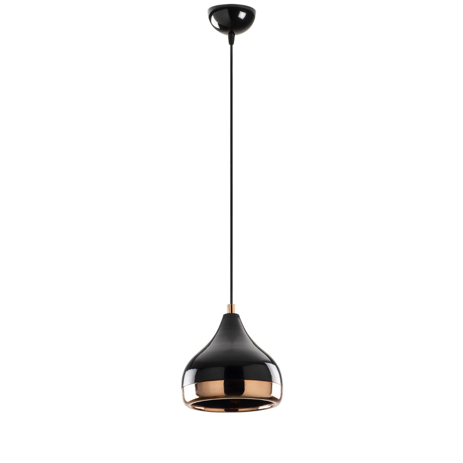 Concept Usine - Suspension filaire noire et cuivrée MAYA - Image 1