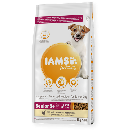 Croquettes chien senior S/M - IAMS for Vitality 12 kg - Image 1