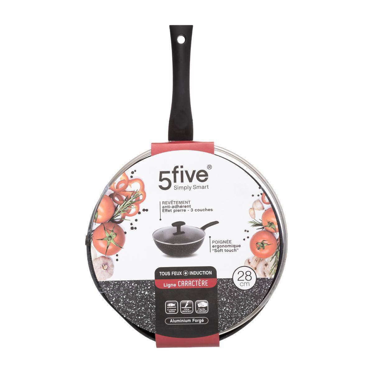 Sauteuse aluminium forgé "Caractère" 28cm - 5five - Image 1