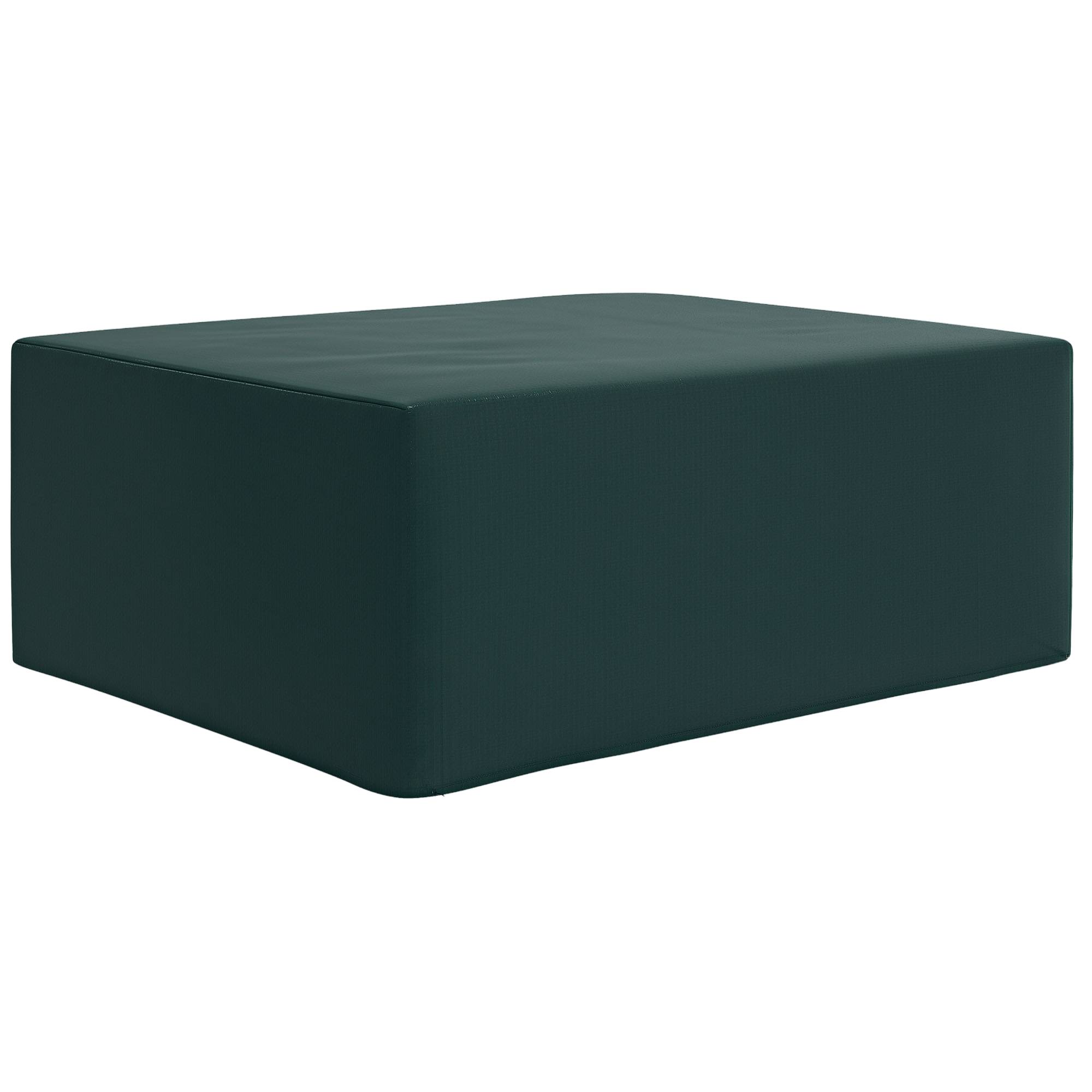 Housse de protection mobilier de jardin rectangulaire 235x190x90 cm, imperméable, anti-UV, résistante à l’hiver, verte - Image 1