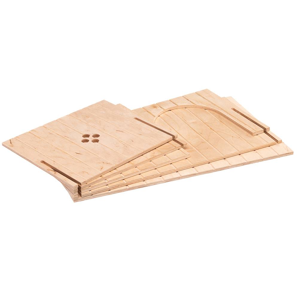 Ferplast - Ferplast Maison Lapin, Accessoire pour Cage Lapin, avec Toit Plat et Trous d'Aération, en Kit de Montage, 52 x 31 x h 26 cm, SIN MAXI Niche Maison en - Image 9