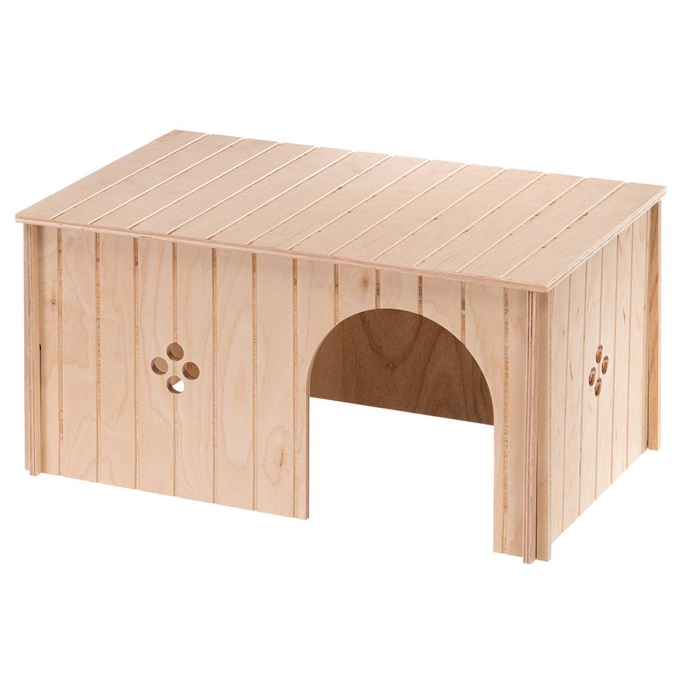 Ferplast - Ferplast Maison Lapin, Accessoire pour Cage Lapin, avec Toit Plat et Trous d'Aération, en Kit de Montage, 52 x 31 x h 26 cm, SIN MAXI Niche Maison en - Image 1