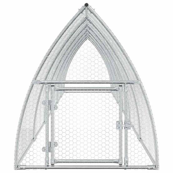 Vidaxl - Cage pour poules argenté 600x105x120 cm acier galvanisé vidaXL 172554 - Image 9