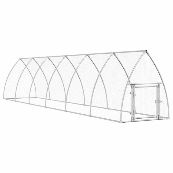 Vidaxl - Cage pour poules argenté 600x105x120 cm acier galvanisé vidaXL 172554 - Image 2