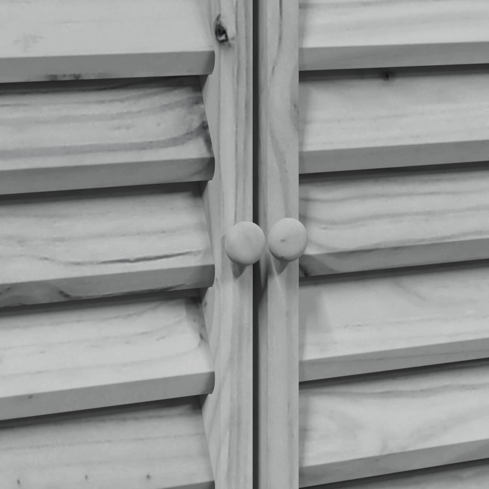 PANGIVO - Abri de jardin bois de sapin gris 106 x 56 x 113.5 cm, poids:20.14kg - PANGIVO - Image 9
