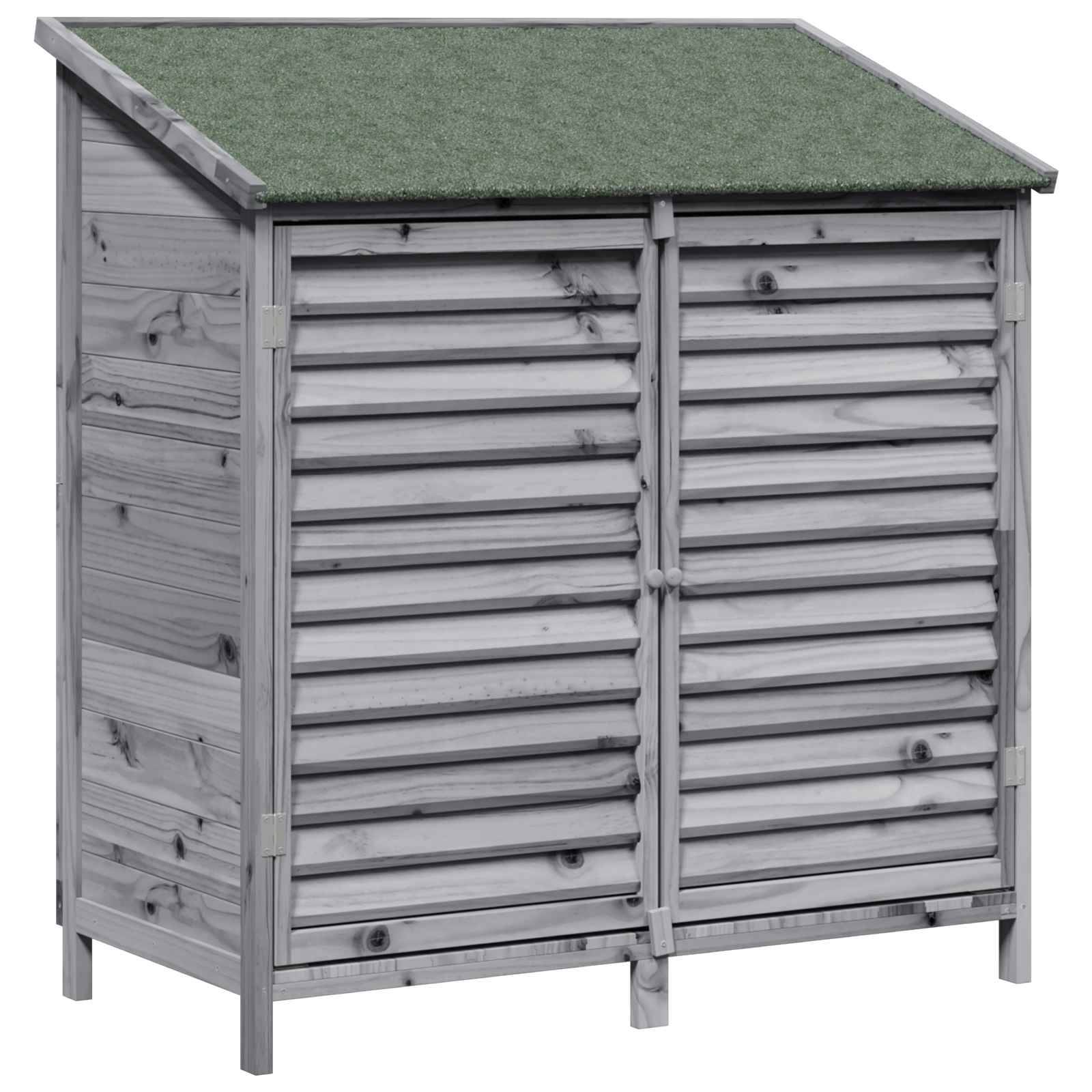 PANGIVO - Abri de jardin bois de sapin gris 106 x 56 x 113.5 cm, poids:20.14kg - PANGIVO - Image 2