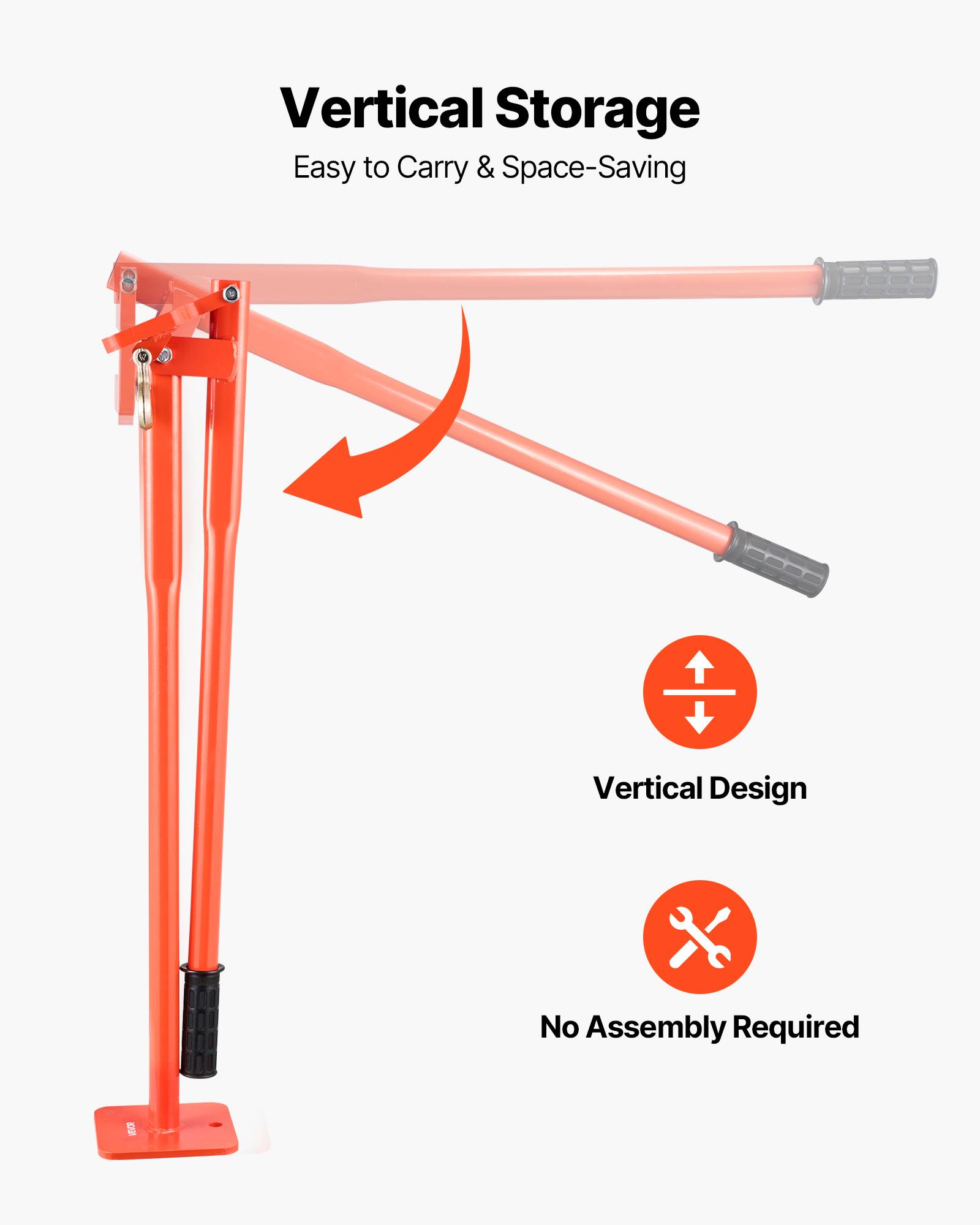 Vevor - VEVOR Extracteur de Poteaux Pieux Clôture T 914,4 mm Chaîne Levage Non Incluse - Image 5