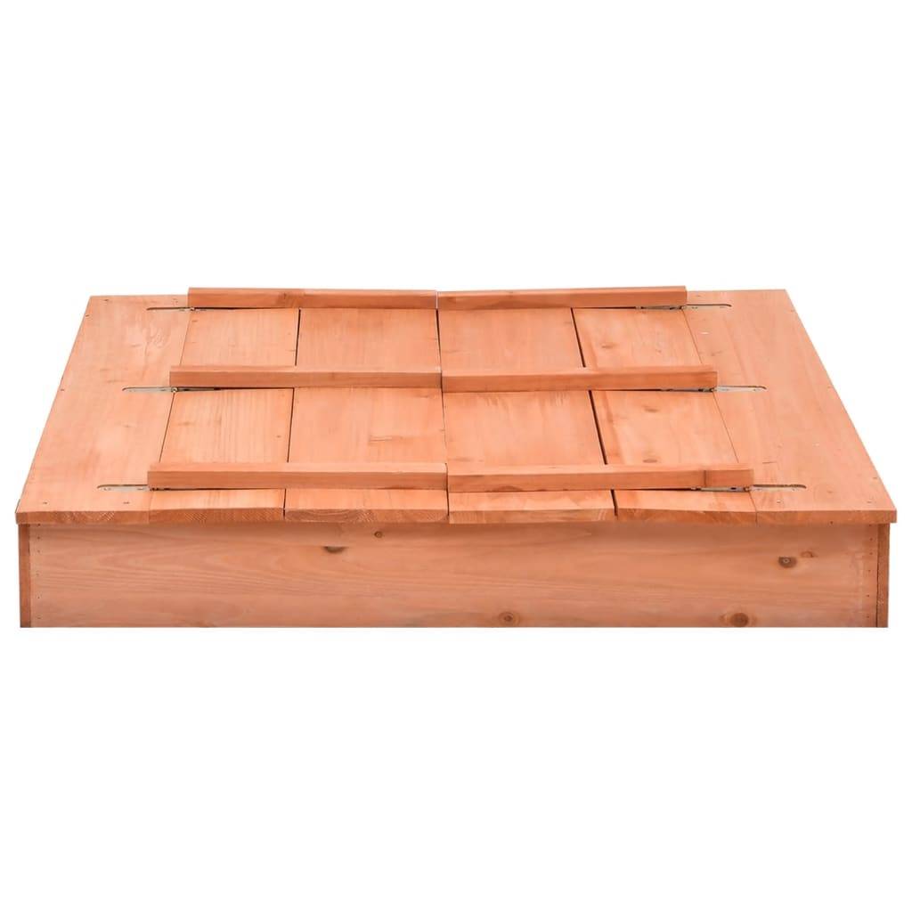 Bac à sable - Maison de jeu pour enfants Bois de sapin 95x90x15 cm - Image 1