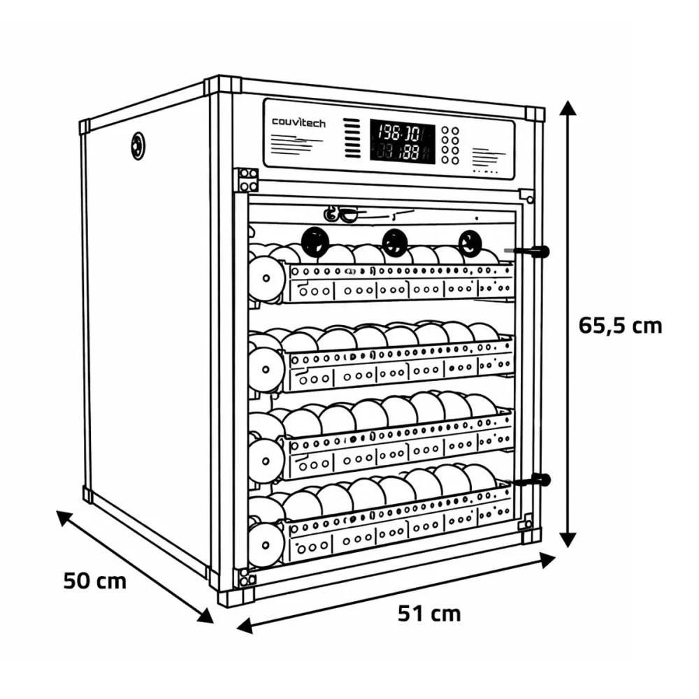 Couveuse Automatique PRO Couvitech® 272 œufs Couvitech - Image 3