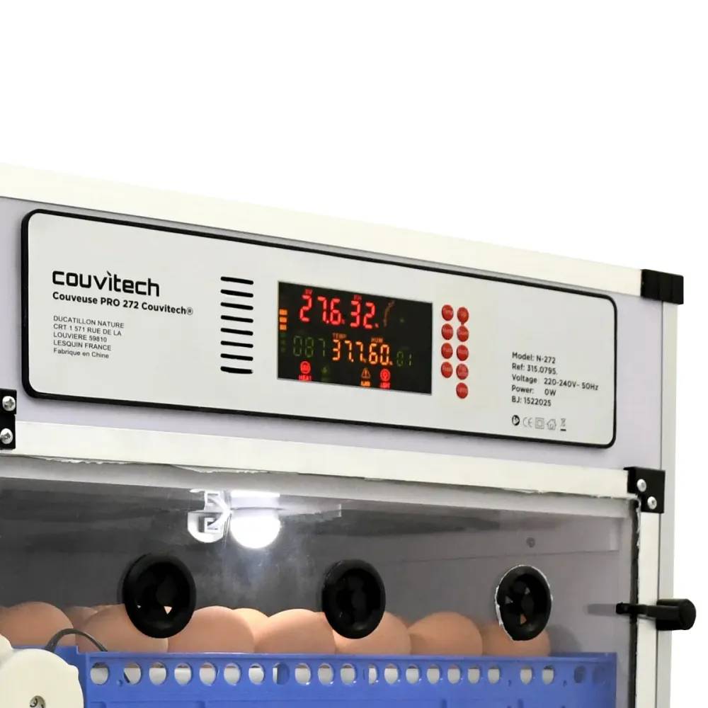 Couveuse Automatique PRO Couvitech® 272 œufs Couvitech - Image 6