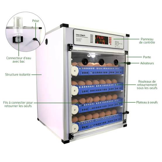 Couveuse Automatique PRO Couvitech® 272 œufs Couvitech - Image 2