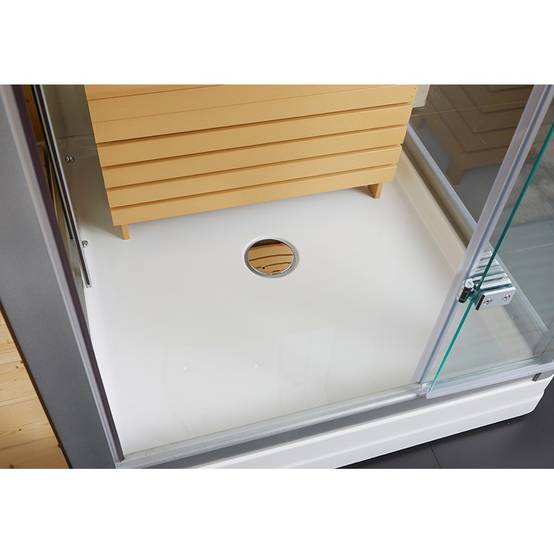 Combi Sauna Infrarouge Douche Hammam Boreal® IR-H 180G - Gauche - Image 9