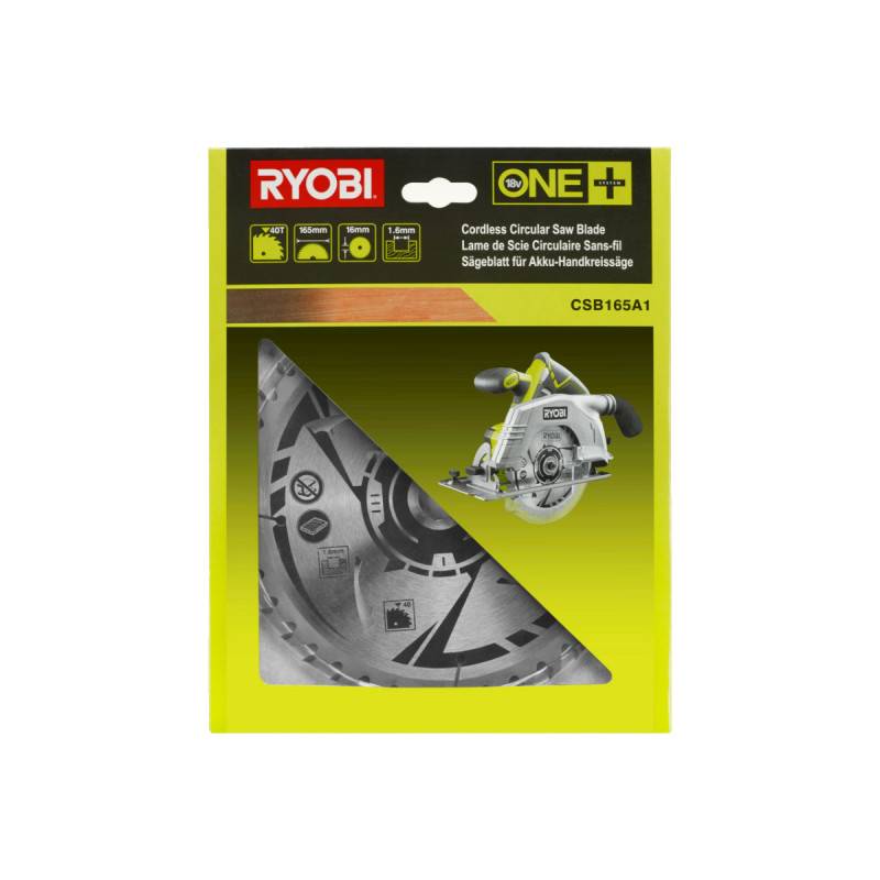 Ryobi - Pack RYOBI - Scie circulaire R18CS-0 - 18V One+ - sans batterie ni chargeur - Lame ultra fine CSB165A1 - Image 4