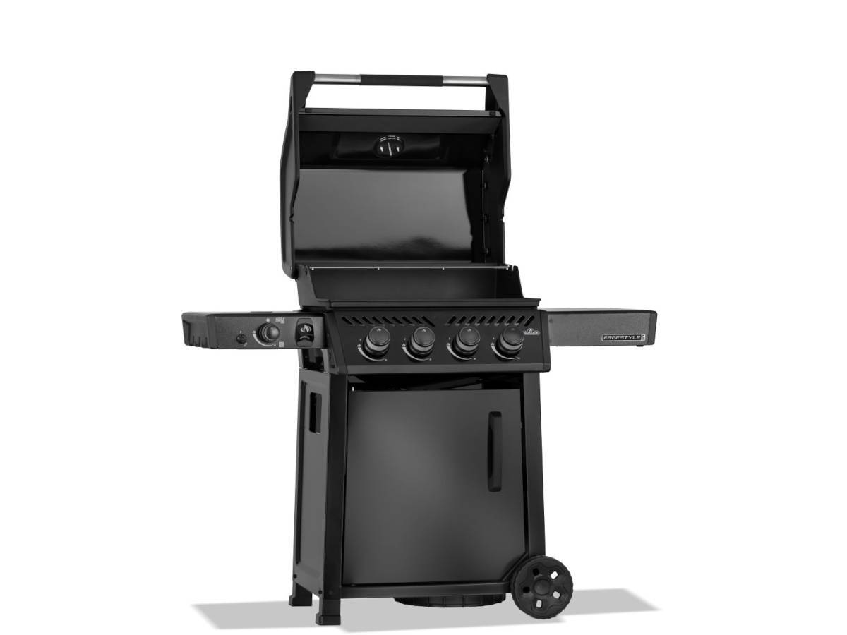Napoleon - Barbecue gaz Freestyle 425 noir PRO 4 brûleurs + 1 sizzle zone + Plateau charbon - Napoléon - Image 9