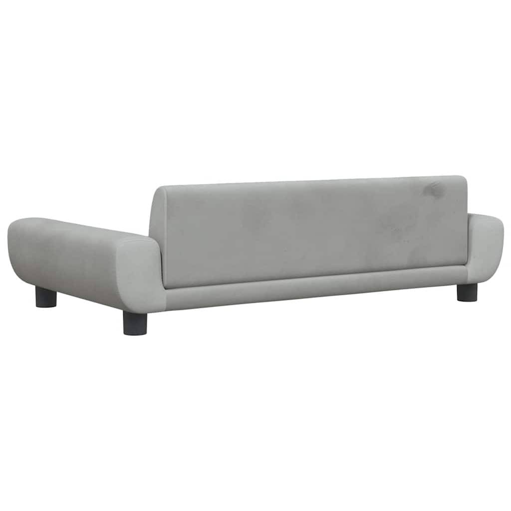Vidaxl - Lit pour chien gris clair 100x54x33 cm velours vidaXL 171982 - Image 6