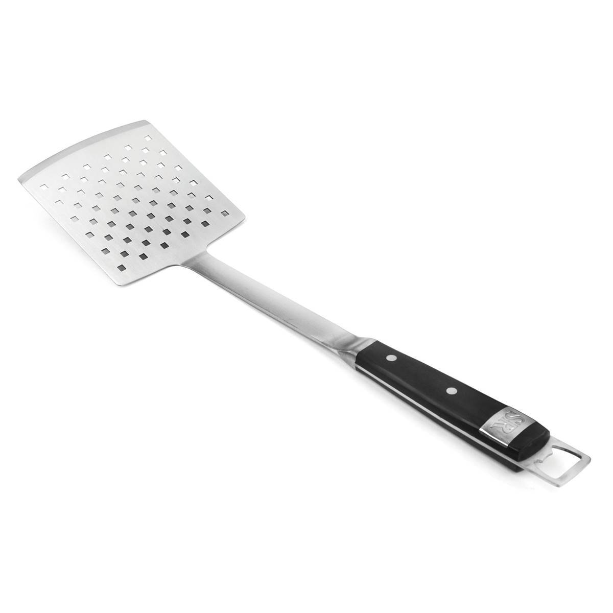 Spatule Steven Raichlen en acier inoxydable & bois de Pakka - Image 2