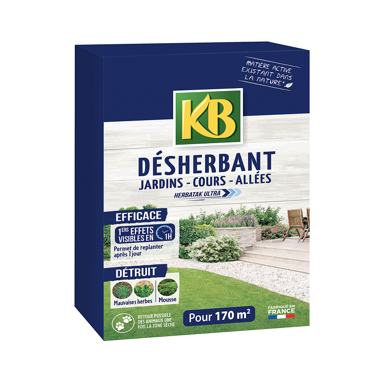 KB Désherbant Concentré Jardin Cours Allées 400 ML (KDESA40N)