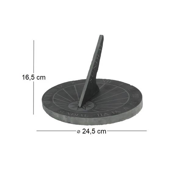 Esschert Design - Cadran solaire à poser en schiste - Image 3