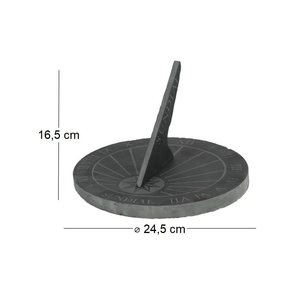 Esschert Design - Cadran solaire à poser en schiste - Image 3
