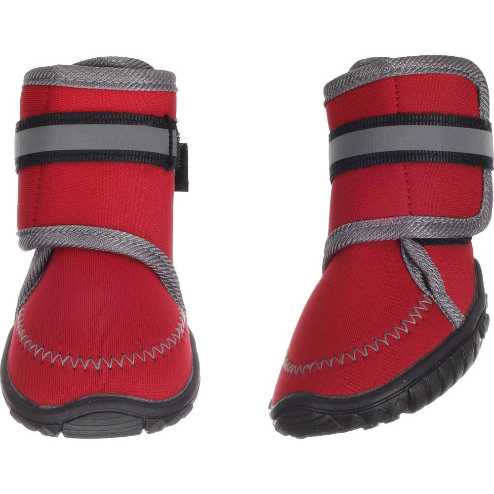 Flamingo - Chaussures Kajan Rouge M 8.1 x 6.2 cm. 2 pièces pour chien - Image 1