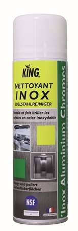 Nettoyant Inox Qualite Alimentaire Aérosol 500 ml - Lot de 2 Colis de 12 - Sico
