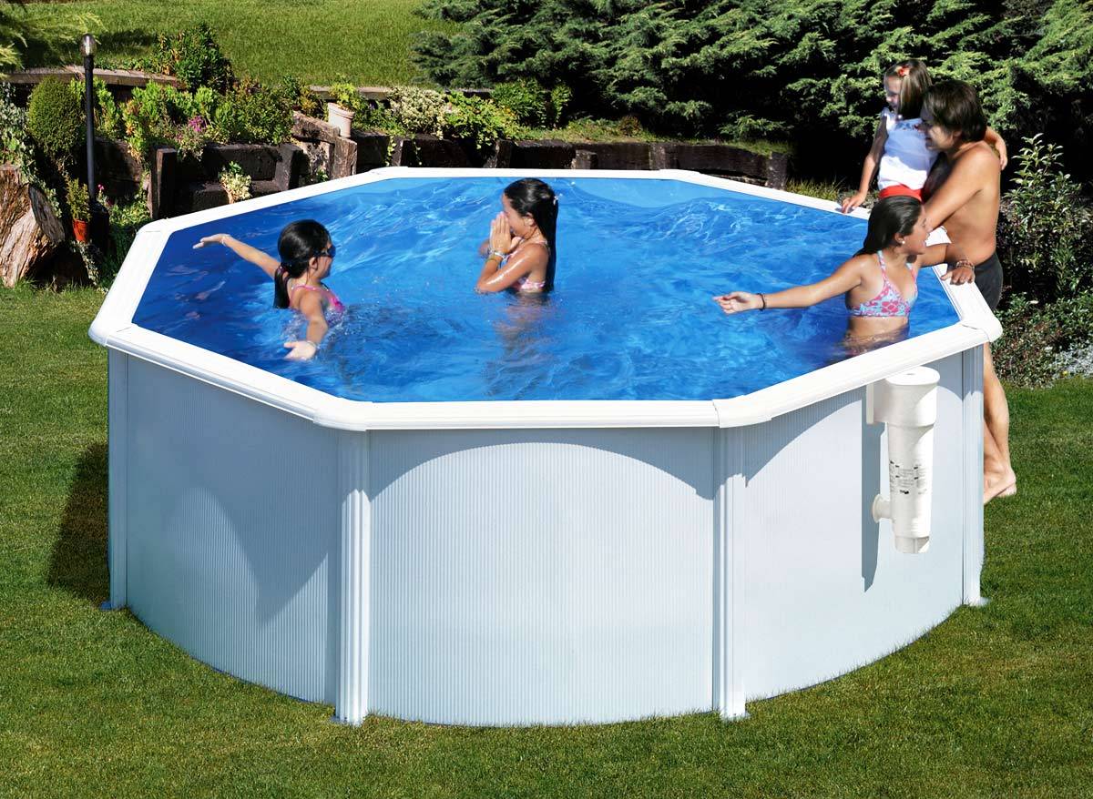 Gré - Piscine acier blanc Bora Bora ronde 3,20 x 1,22 m - Gré - Image 1