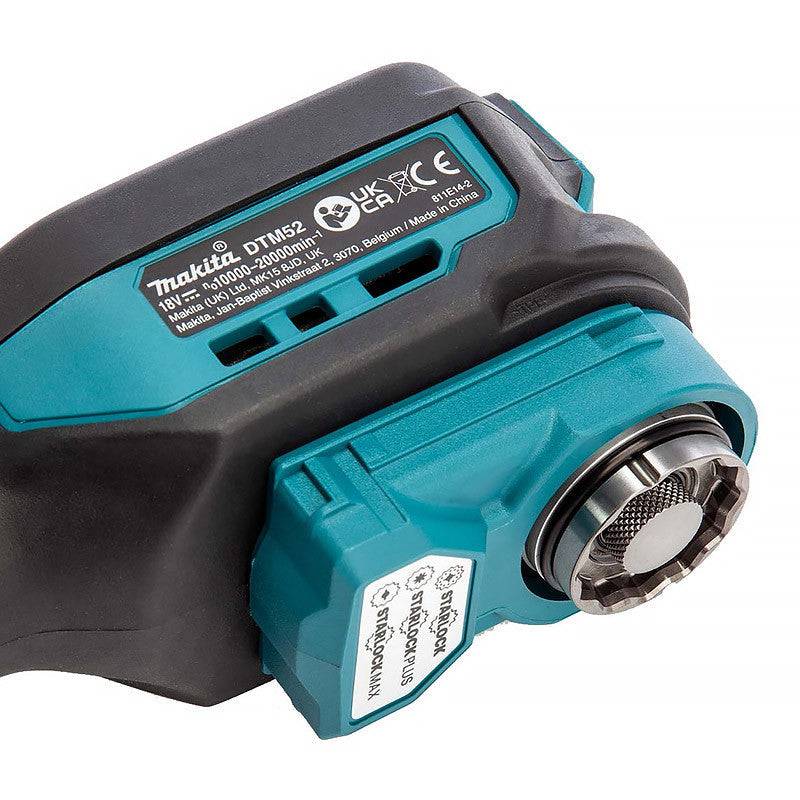 Outil multifonction MAKITA DTM52Z 18V Starlock Max (vendu sans batterie) Makita - Image 2