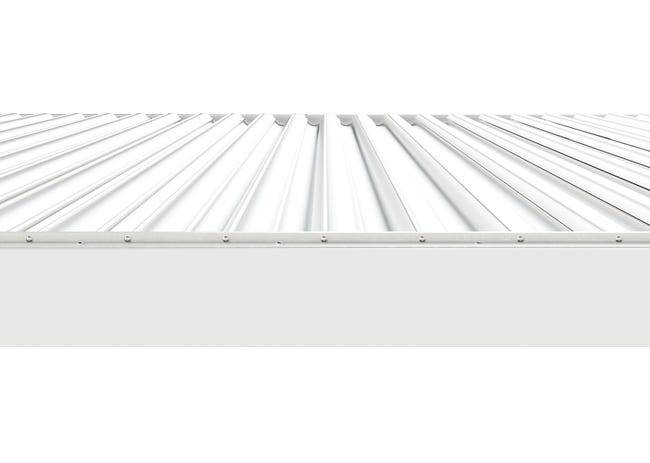 Pergola Bioclimatique Aluminium Autoportante Blanc 3x3 Manuelle S ORIAL France - Image 5