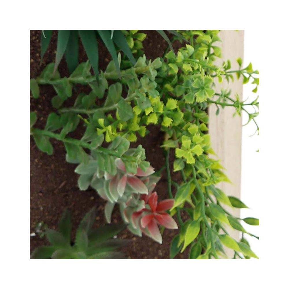 Sil - Cadre mural avec plante succulente artificielle 20 x 30 cm - Image 4