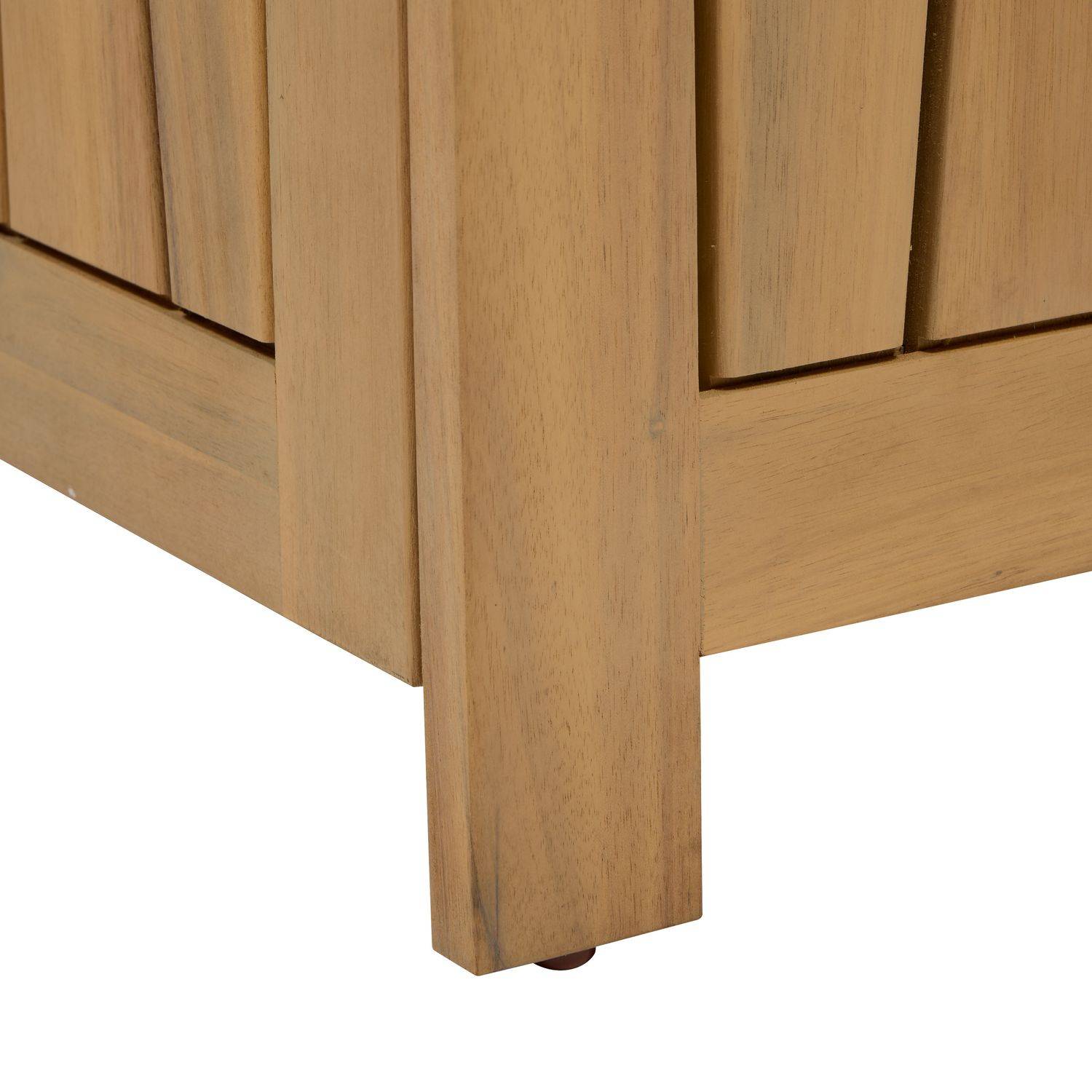 Hesperide - Coffre de rangement 100L avec assise Lodgia beige acacia - Hespéride - Image 6