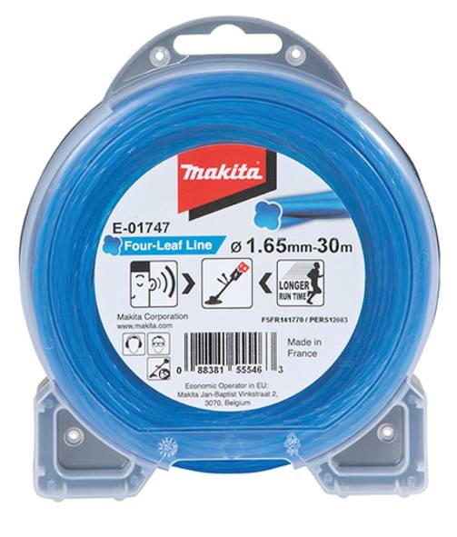 Fil nylon Trèfle torsadé MAKITA 1,65 mm x 30 m - E-01747