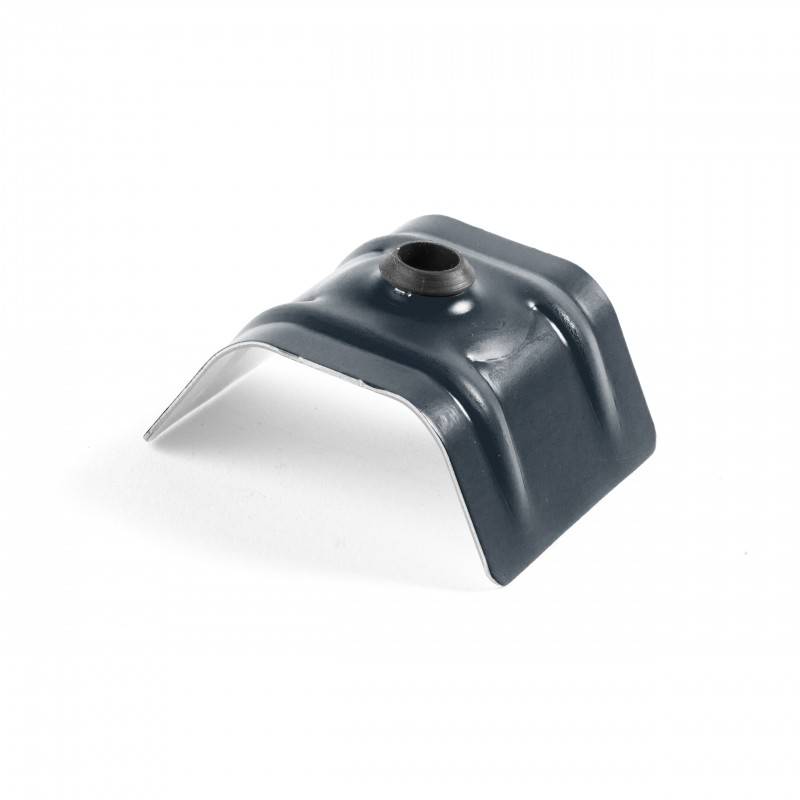 Cavalier bac acier SCELL-IT Type C1- Gris terre d'ombre RAL7022 - Sachet de 100 - CAV-TC1-7022 - Image 1