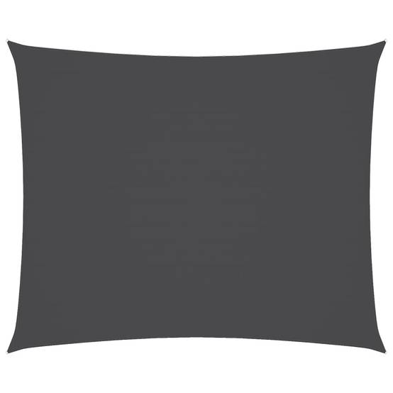 Voile de parasol tissu oxford anthracite 5 x 6 m - PANGIVO - Image 1