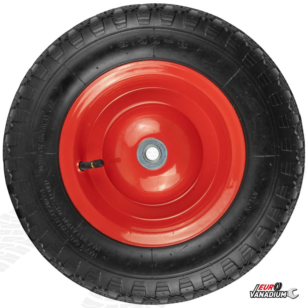 Sans Marque - Roue gonflable 380mm alésage 16mm pour brouette - Image 4