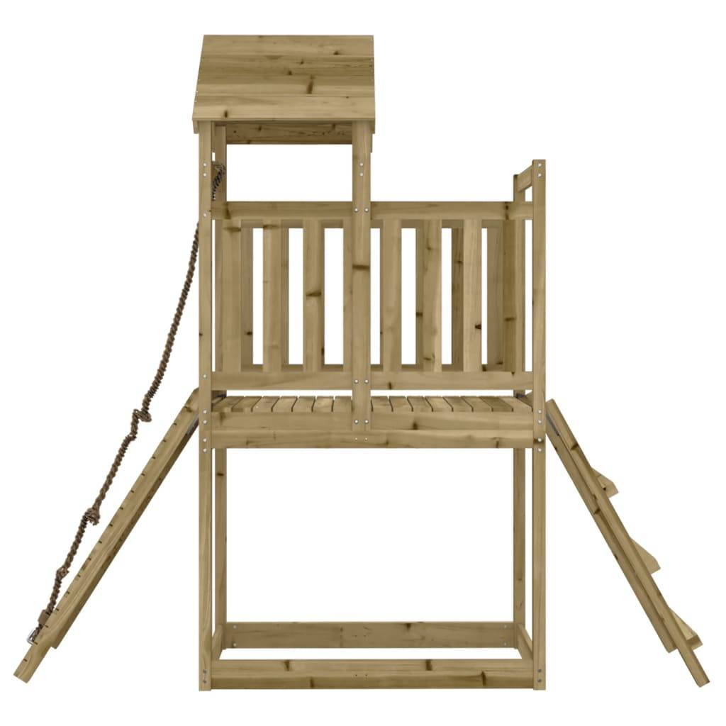 Helloshop26 - Maisonnette de jeu avec mur d'escalade 229 x 64 x 214 cm bois de pin imprégné - Image 5