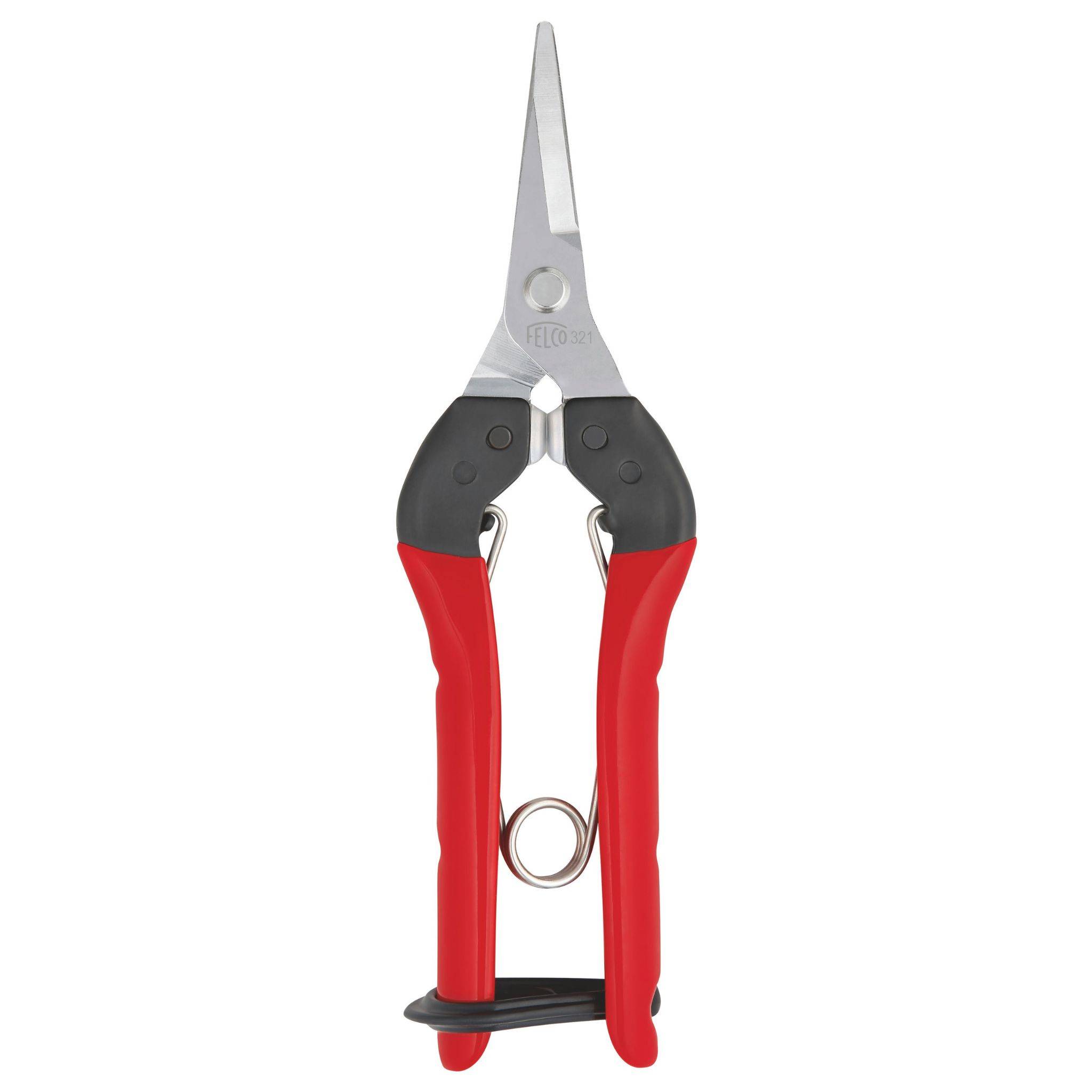 Felco - FELCO Sécateur Epinette n° 321 (Pour fruits, fleurs et légumes, compact, manches en acier, lame droite, droitiers et gauchers, 177 mm) FELCO 321 - Image 1