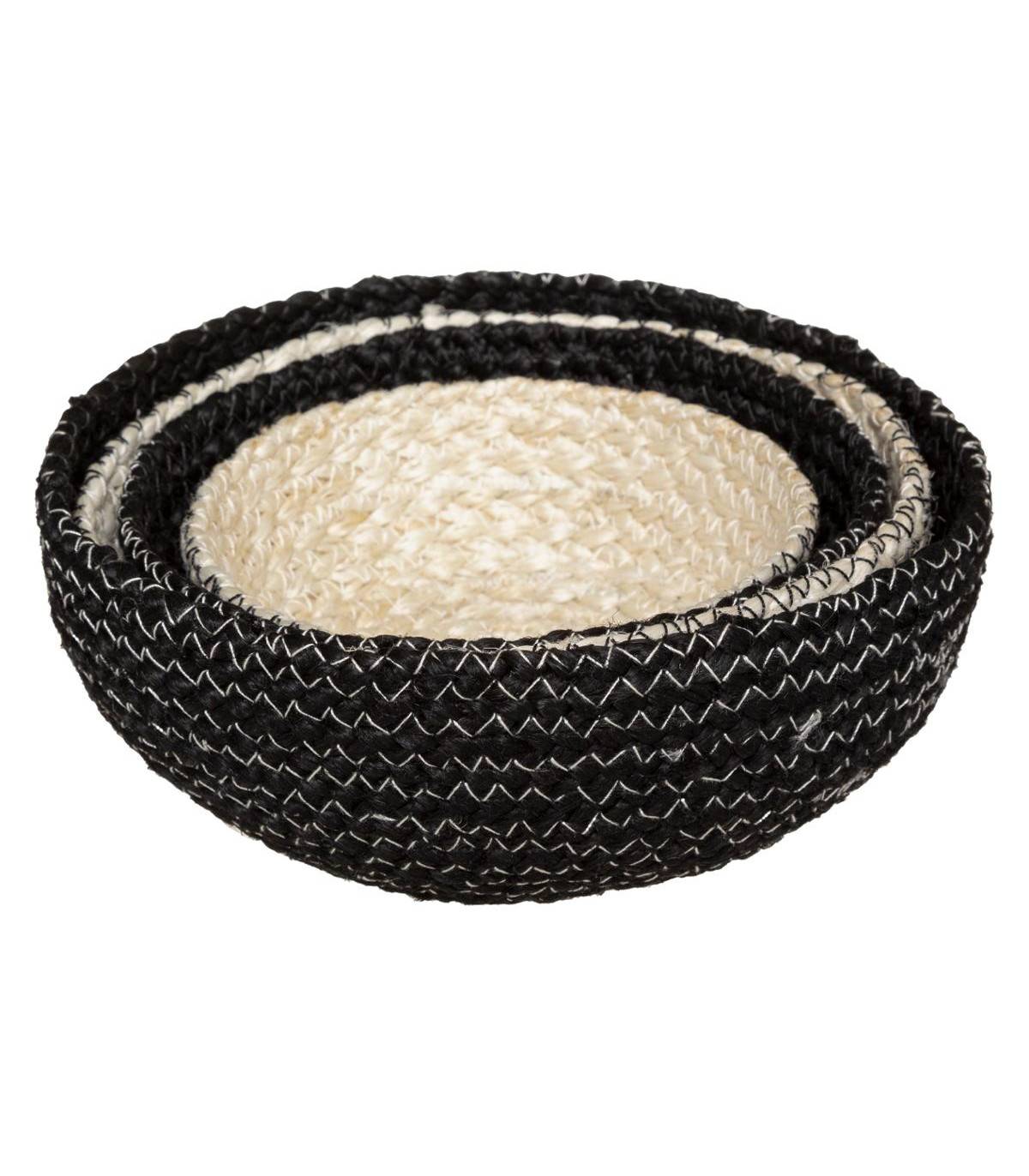 Lot de 4 Coupelles décoratives en Jute - Image 2
