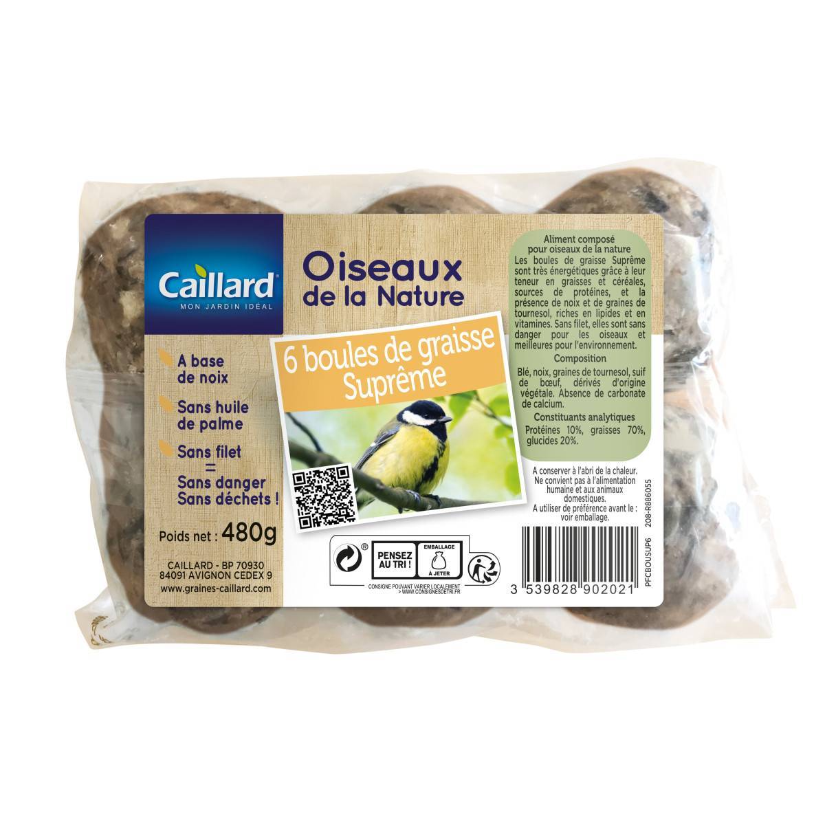 Multitanks - Lot de 6 boules de graisse Suprême de 80grs