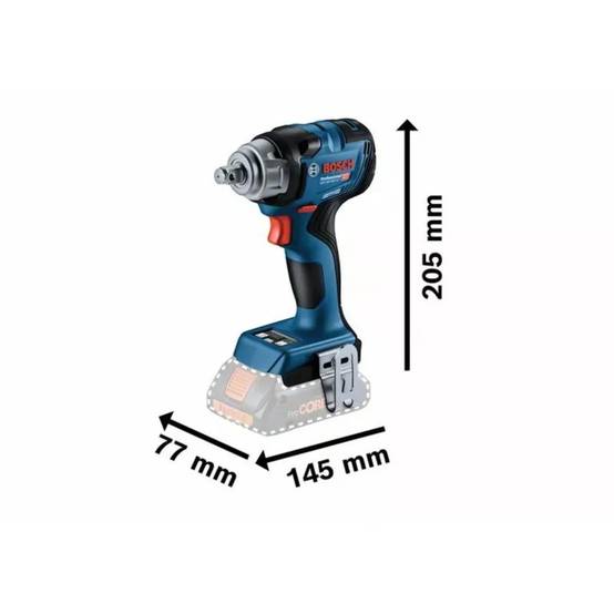 Bosch - Boulonneuse à chocs GDS 18V-330 HC - BOSCH - Sans batterie, ni chargeur - L-Box - 06019L5001 - Image 3