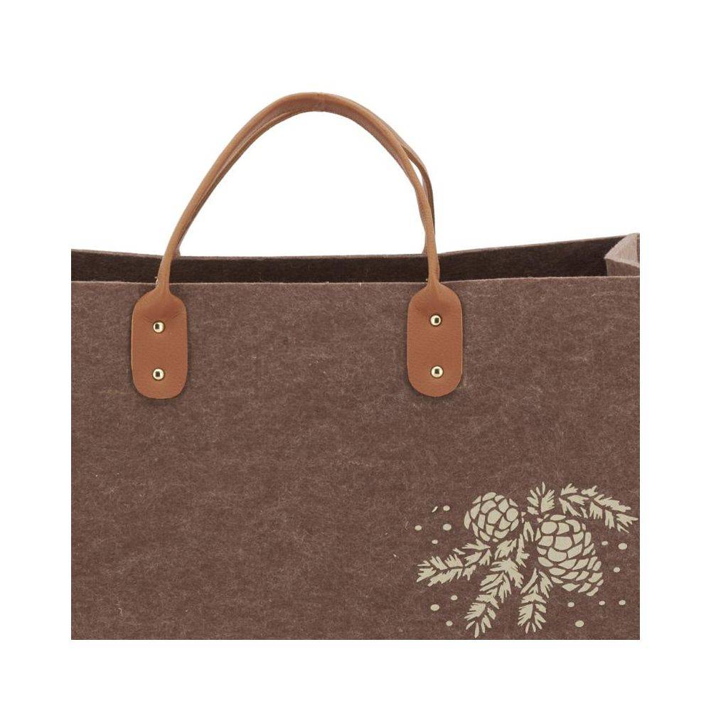 Aubry Gaspard - Sac à bûches en feutrine 50 x 25 cm - Image 4