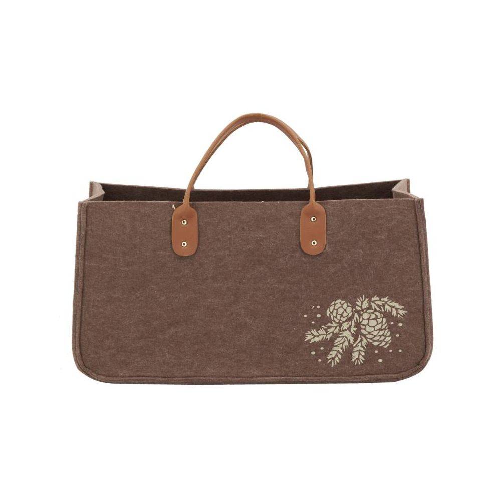 Aubry Gaspard - Sac à bûches en feutrine 50 x 25 cm - Image 3