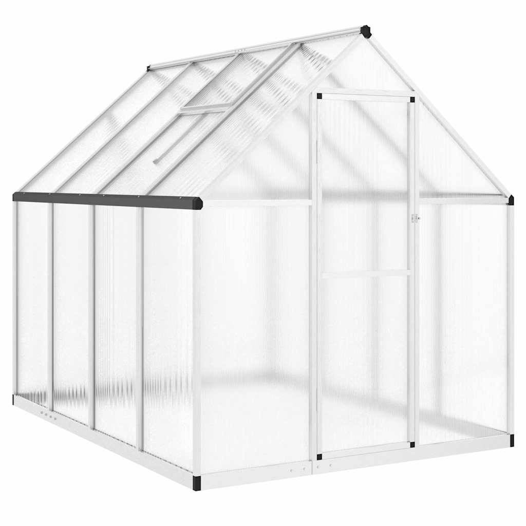 Vidaxl - Serre avec cadre de base argenté 224x169x195 cm aluminium vidaXL 4005834 - Image 2
