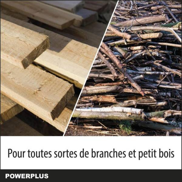 Dual Power Tronçonneuse a Batterie POWDPG7572, 20 V, Guide de 100 mm a 14 Dents sans Batterie ni Chargeur - Image 4